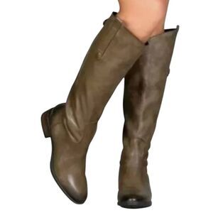 SAM EDELMAN Penny Leather Riding Boot Size 6.5M
